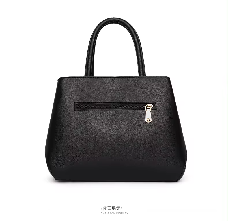 Waterproof Elegant Chinese Traditional Flower Vase Handbags Leather Tote Bags for Women