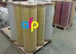 Offset / Gravure Printing Metallic Polyester Film , Soft Matte Lamination Roll