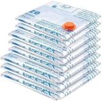 8 PACK VACUUM STORAGE BAGS WITH ELECTRIC AIR PUMP，2 JUMBO,2 LARGE,2 MIDIUM,2