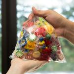 8" X 10" Commercial Food Bags Custom Printed Plastic For Candy Storage