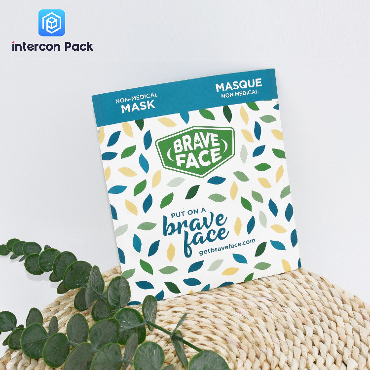 Three Side Sealing Stone Paper Bag Custom Size 5x8cm Eco Friendly Packaging Bag