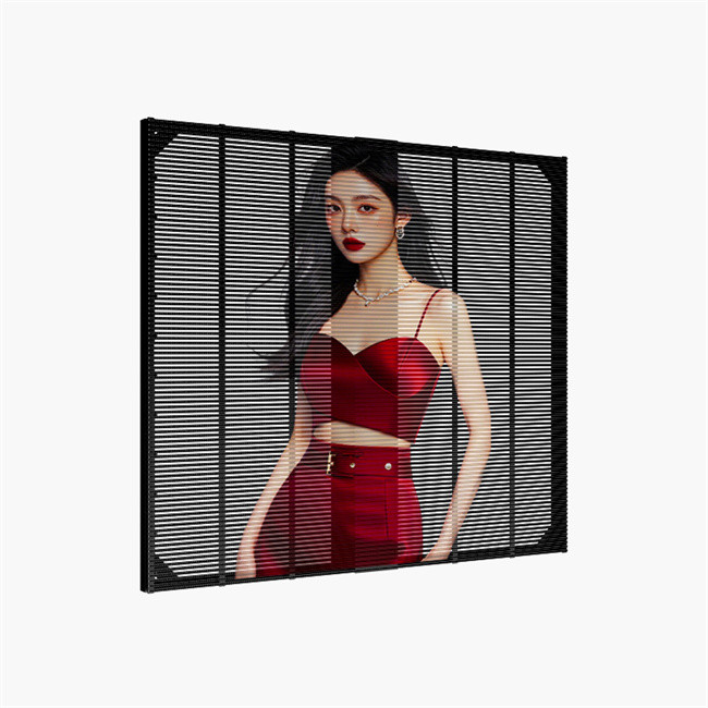 Outdoor Waterproof P3.9-7.8 Transparent LED Grille Screen for Advertising Video Wall