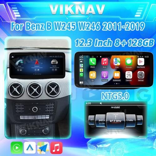 Viknav Android Car Radio For Mercedes Benz B Class W245 W246 2011-2019 12.3 Inch