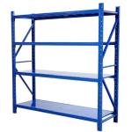 400kg Medium Duty Rack ISO9001 Boltless Garage Shelving Blue