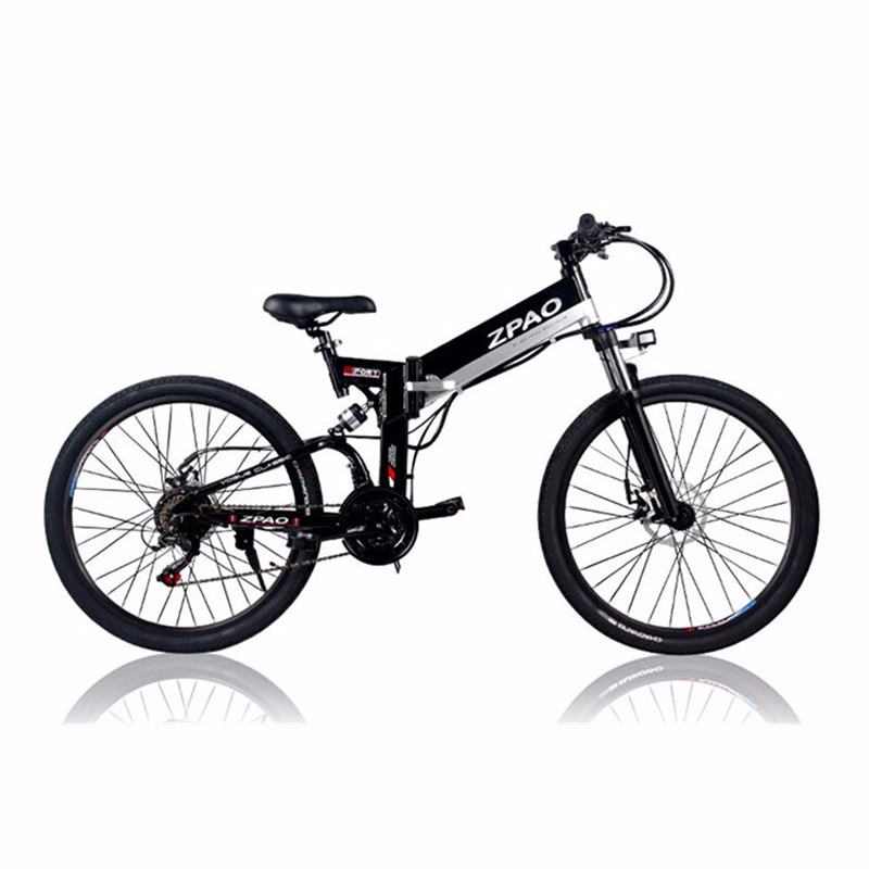 48V 26 Inch Mountain Style Italian Electric Bike For Male and Female Front Rear Disc Brake