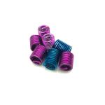 Colored 304H Stainless Steel 1/4-20 Thread Insert For Industrial Plastic