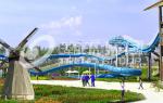 Commercial Water Park Slide Fiber Glass Capacity 360 persons / h for Gaint Water