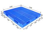 Nestable Pallets Made From Recycled Plastic HDPE Pallets 1400x1600