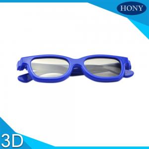 Wholesale Plastic Kids Polarized 3D Glasses , Disposable Eye Glasses With Colorful Frame from china suppliers