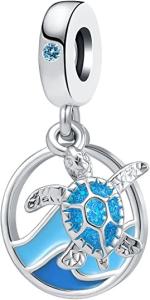 Wholesale LuxglitterLin Tropical Ocean Life Charm Sea Turtle Starfish Enamel Dangle Bead for European from china suppliers