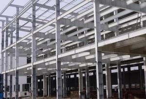 Wholesale Q345B H Section Car Garage Steel Frame For Commercial Center / Aircraft Hangars from china suppliers