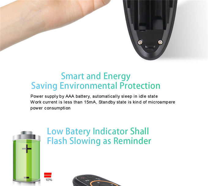Mini Air Mouse Voice Remote control 2.4G Wireless Gyroscope Mouse for Android box