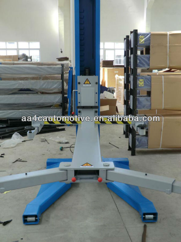 1 post Auto car lift 1.9M lifing height with CE .Single post car lift.