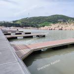 Sea Aluminum Boat Ship Gangway Customized Size 500mm Freeboard
