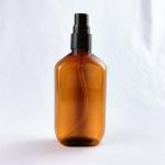 rectangle amber essential oil bottle glass with screw cap empty amber Boston
