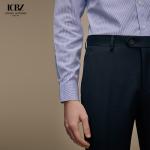 Waterproof Custom Logo 50% Woll Man Trousers Blue Mens Long Pants For Men Causal