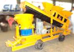 Screw Mixer Concrete Spraying Machine Self Loading Shot Concrete Machine
