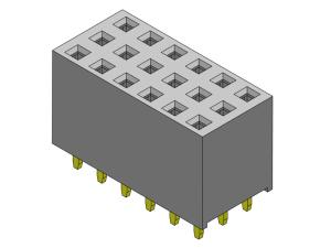 Wholesale Triple Row Dip TYPE Female Pin Connector 2.54 Mm 3*3PIN To 3*40PIN from china suppliers