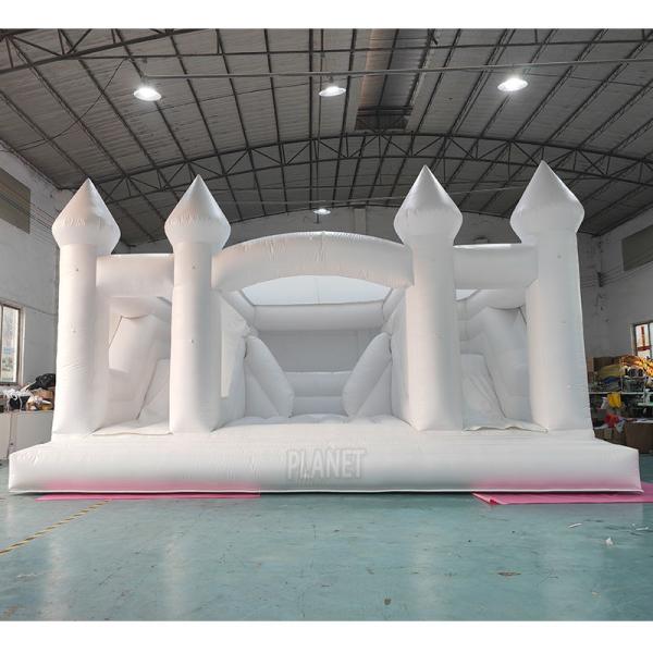 White Party Bounce House Combo PVC Jumping Inflatable Bouncer Inflatable Bouncy