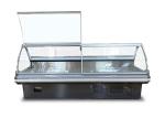 Butchery Shop Deli Display Refrigerator Meat Display Fridge Showcase With Back