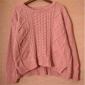 Wholesale Ladies Casual Sweaters Solid Color Sweater Casual Style Cheap Price from china suppliers