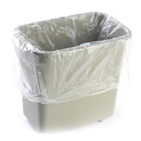 HDPE Plastic Disposable Bin Liners , Biodegradable Swing Bin Liners Eco Friendly