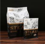 Heat Seal Gusseted Food Bags Laminated Meat Steak Frozen Food Packaging Pouch