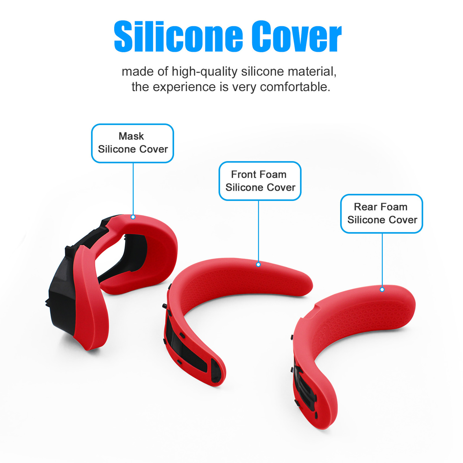 Cover VR Gaming Accessories 3 In 1 Oculus Rift S Silicone Cover