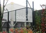 Black Security Mesh Fencing 76.2mm X 12.7mm , Easily Assembled Airport Security