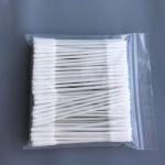 Multipurpose Cotton Cleaning Swabs Double Flat Heads Polyester Stick Material