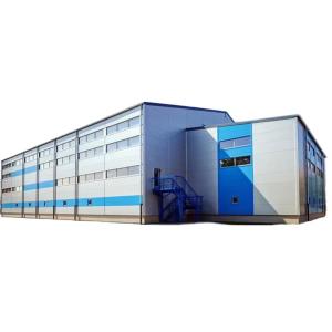 Wholesale Modern Prefab Steel Warehouse Buildings , High Rigidity Steel Frame Industrial Building from china suppliers