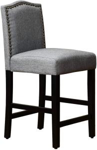 Wholesale 24 Inches Height Padded Counter Stools With Solid Wooden Legs OEM Available from china suppliers
