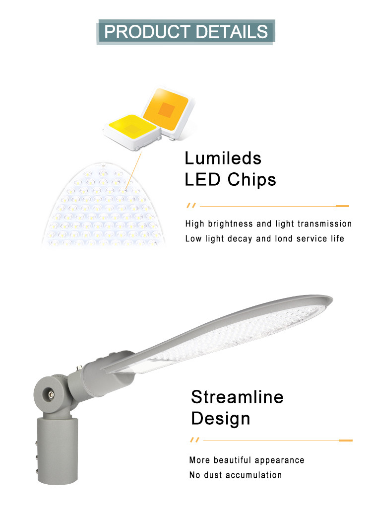 Tool Free Road Flexible Ip65 Waterproof Led Street Light Solar Powered