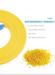 10M UPC SC-SC Fiber Jumper Cables , Fiber Optic Network Cable High Temperature