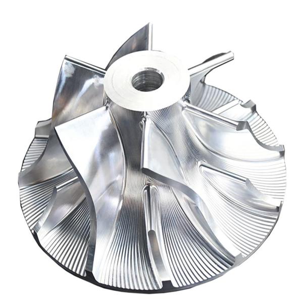 6063 5 Axis CNC Parts Impeller Custom CNC Aluminum Parts Precision 0.005mm
