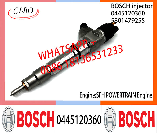 BOSCH 0445120360 Neutral Diesel Fuel Injector Assembly 0445120360 5801479255 ForSFH POWERTRAIN Engine
