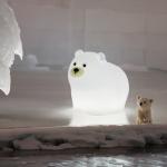 Little Bear Patting Silicone Night Light Children's Bedroom Baby Feeding Cute