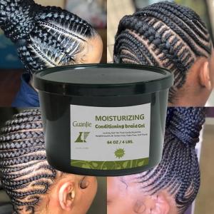 Wholesale 64oz Water Base Hair Styling Wax Gel for Curly Hair Strong Hold Braid Edge Control Gel from china suppliers