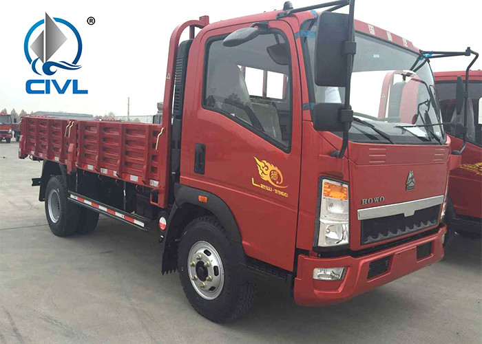 HOWO 4T Light Duty Commercial Trucks Commercial Box Truck ISO