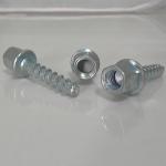 DIN Standard Flat Head 7.5mm Hanger Bolt Pvc Window Screws For Railway