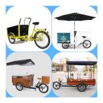 2022 Outlet Multipurpose Mobile Fast Food Snack Beverage Drinks Pedal Bicycle