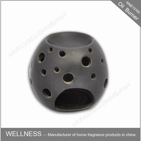 Quality Beautiful Design Ceramic Fragrance Oil Burner Egg Shaped , Pattern Exposure for sale