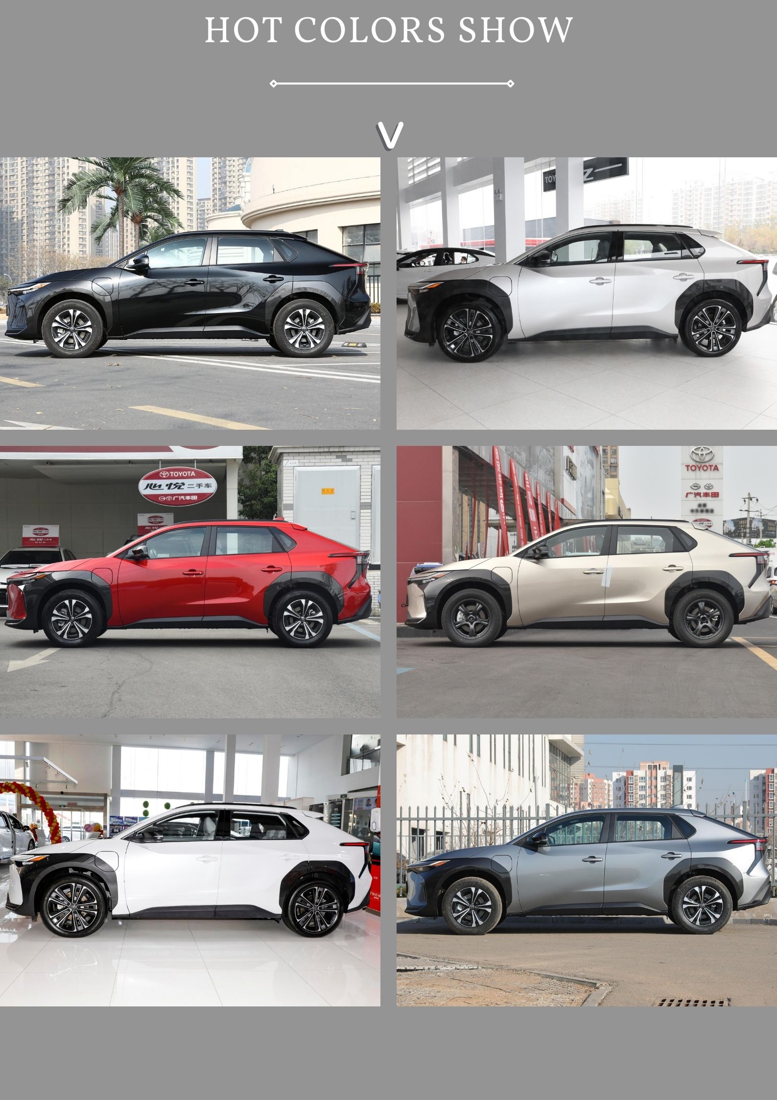 2024 2023 Toyota Bz4X Auto SUV Small Automobile Energy Vehicle Deposit WHEELBASE 2850mm