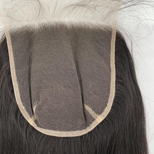 Straight Hd Lace Frontal 7X7 Lace Front Human Hair Pre-plucked Natural Hairline,