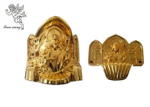 Wholesale Gold Coffin Corner Christ A# PP Materials , Funeral Accessories Suppliers from china suppliers