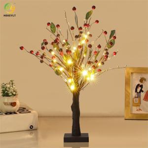 Wholesale USB Beautiful Iron Plastic Bedside Table Lamp Tree Shape from china suppliers