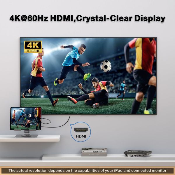 Originneo 360° Rotatable 7-in-1 Tablet Stand with USB C Hub Docking Station PR100B