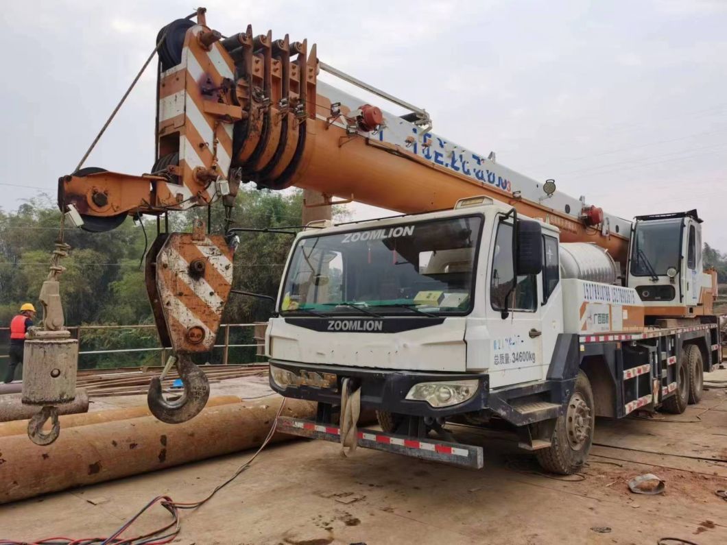 Used Heavy Equipment Construction Company 35ton 2014year Zoomlion Mobile Crane