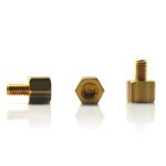 RoHs Motherboard Brass Hex Spacer Customizable 6mm Hex Standoff Spacer