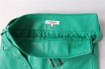 Green PU Leather Mini Women's Skirts Clothing 100% Polyester